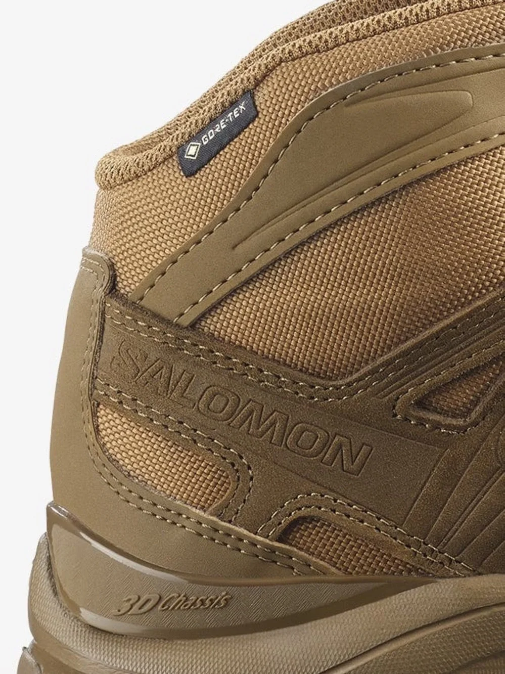 Salomon Men's Tactical Mid-Cut Boot in Tan XA FORCES MID GORE-TE